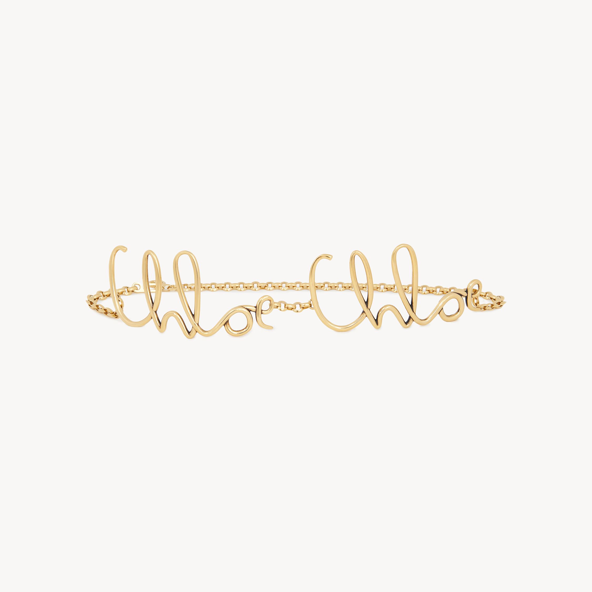 Chloé Iconic Chain Belt In Gold