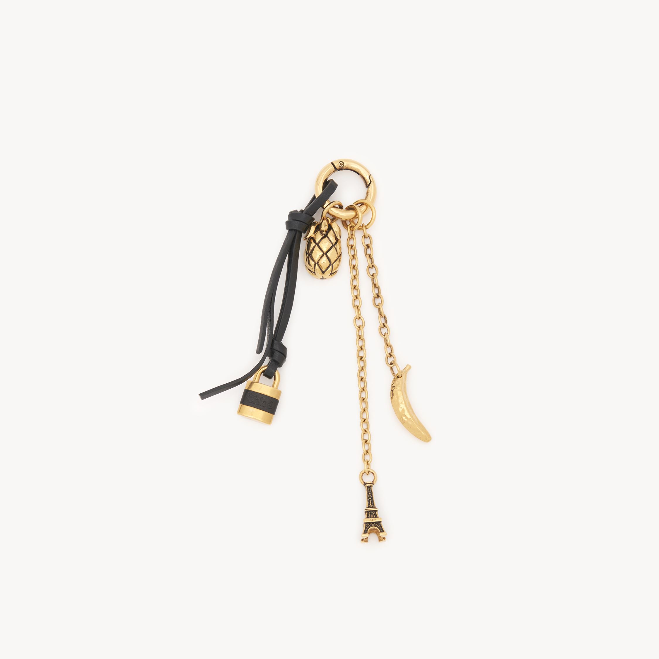 Chloé Charm Keychain In Gold