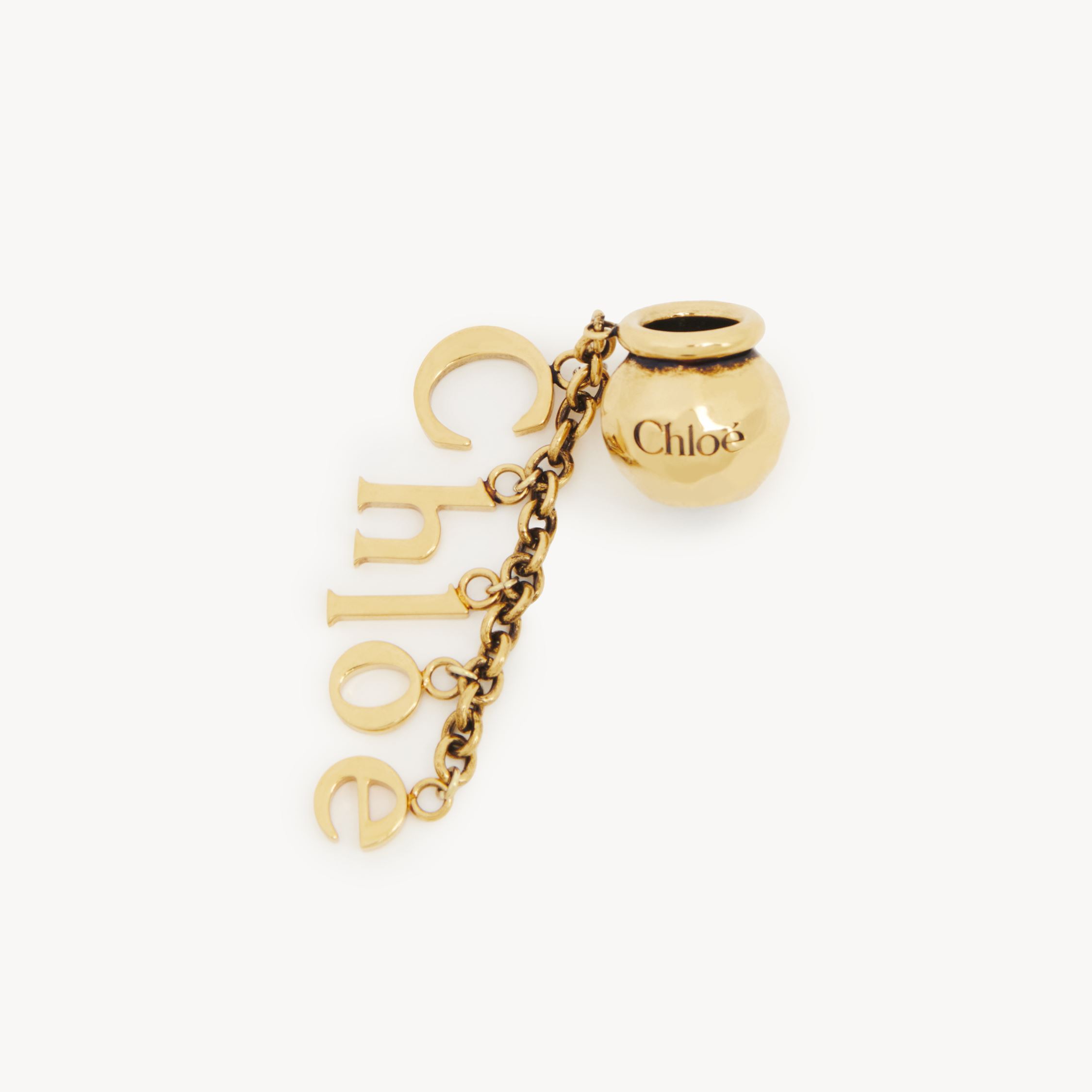 Chloé Sphere Bag Charm Bracelet In Gold