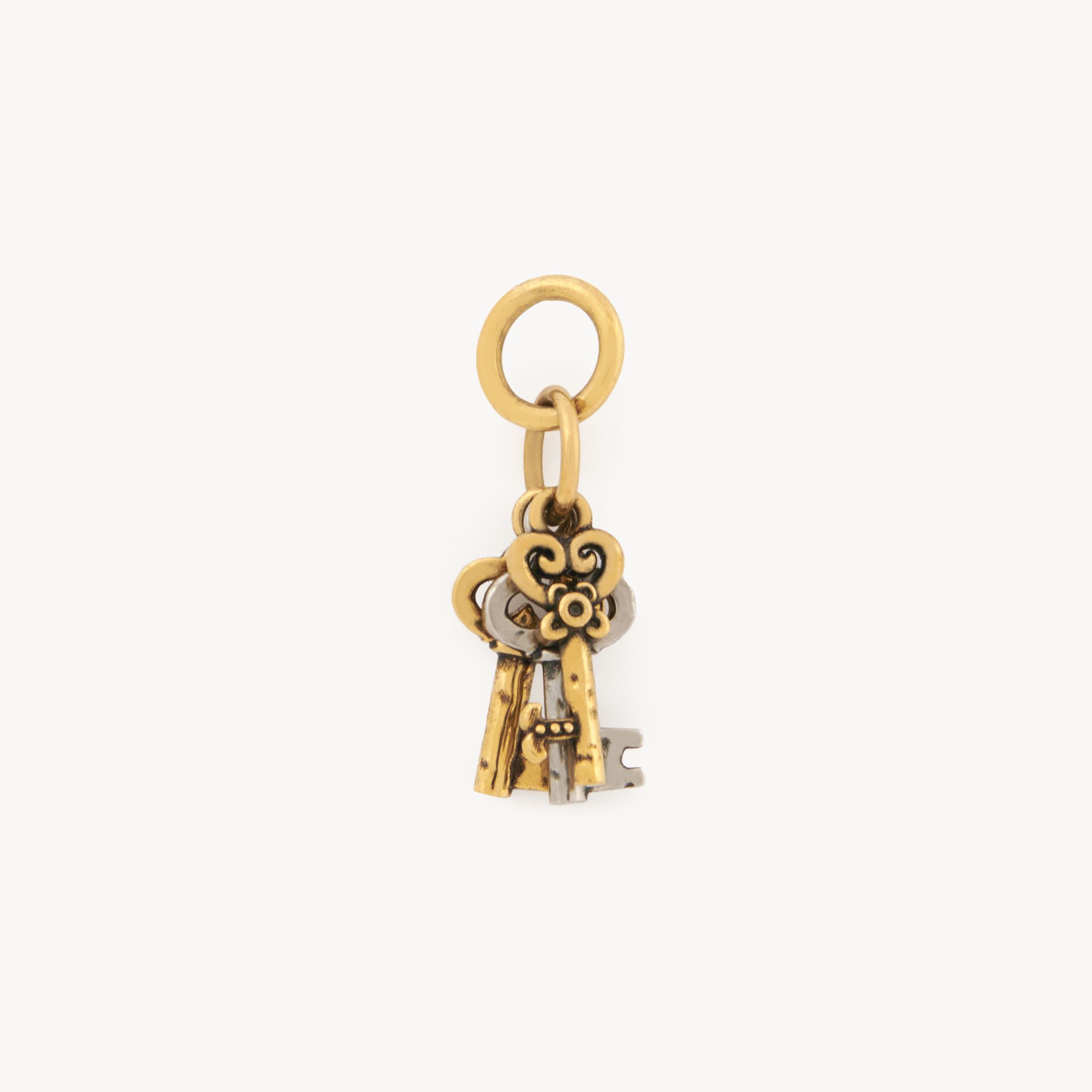 Chloé Key Charm In Brass Gold Size Onesize 100% Brass In Gold