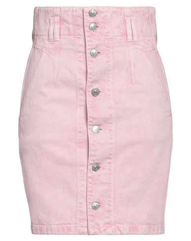 Shop Isabel Marant Étoile Marant Étoile Woman Denim Skirt Pink Size 4 Cotton