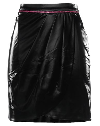 Custo Barcelona Woman Mini Skirt Black Size 6 Polyester, Cotton