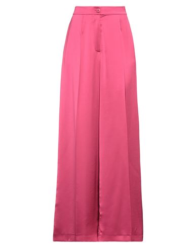 Caractere Caractère Woman Pants Fuchsia Size 6 Lyocell, Polyester In Magenta