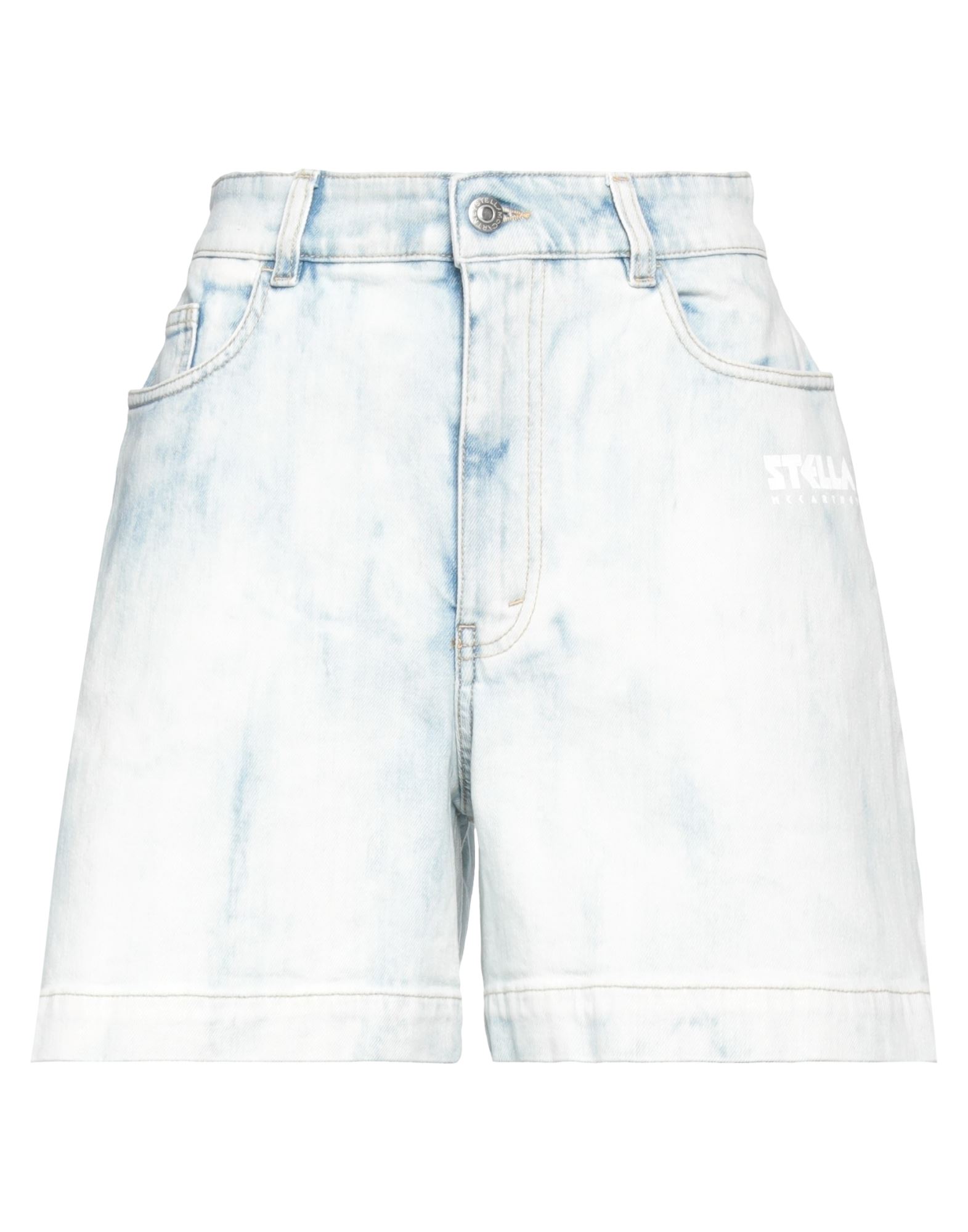 Stella Mccartney Denim Shorts In Blue