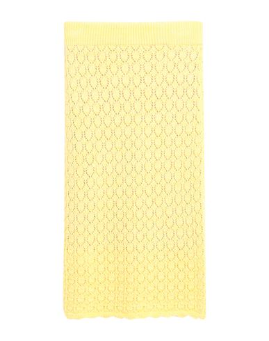 Pinko Woman Midi Skirt Yellow Size S Acrylic, Viscose, Virgin Wool