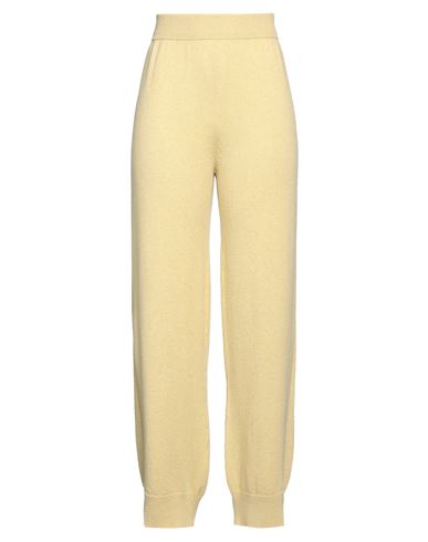 Barrie Woman Pants Light Yellow Size L Cashmere