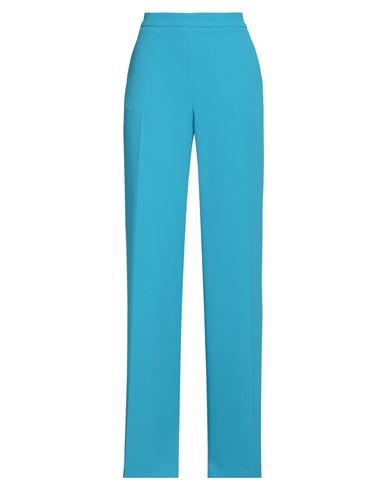 Caractere Caractère Woman Pants Azure Size 8 Polyester, Elastane In Blue