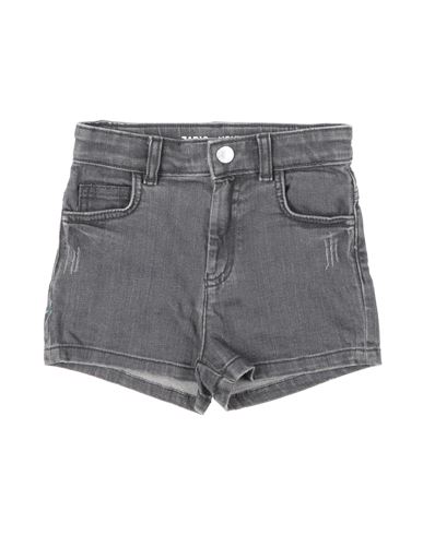 Zadig & Voltaire Babies'  Toddler Girl Denim Shorts Steel Grey Size 6 Cotton, Elastane