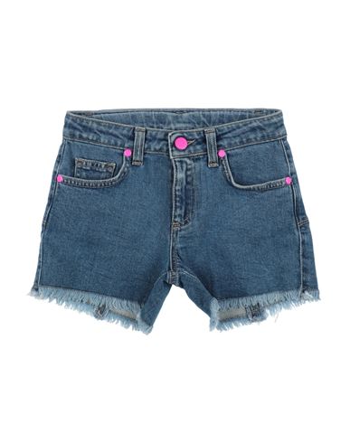 Shop Gaelle Paris Gaëlle Paris Toddler Girl Denim Shorts Blue Size 4 Cotton, Elastane, Polyester, Polyurethane