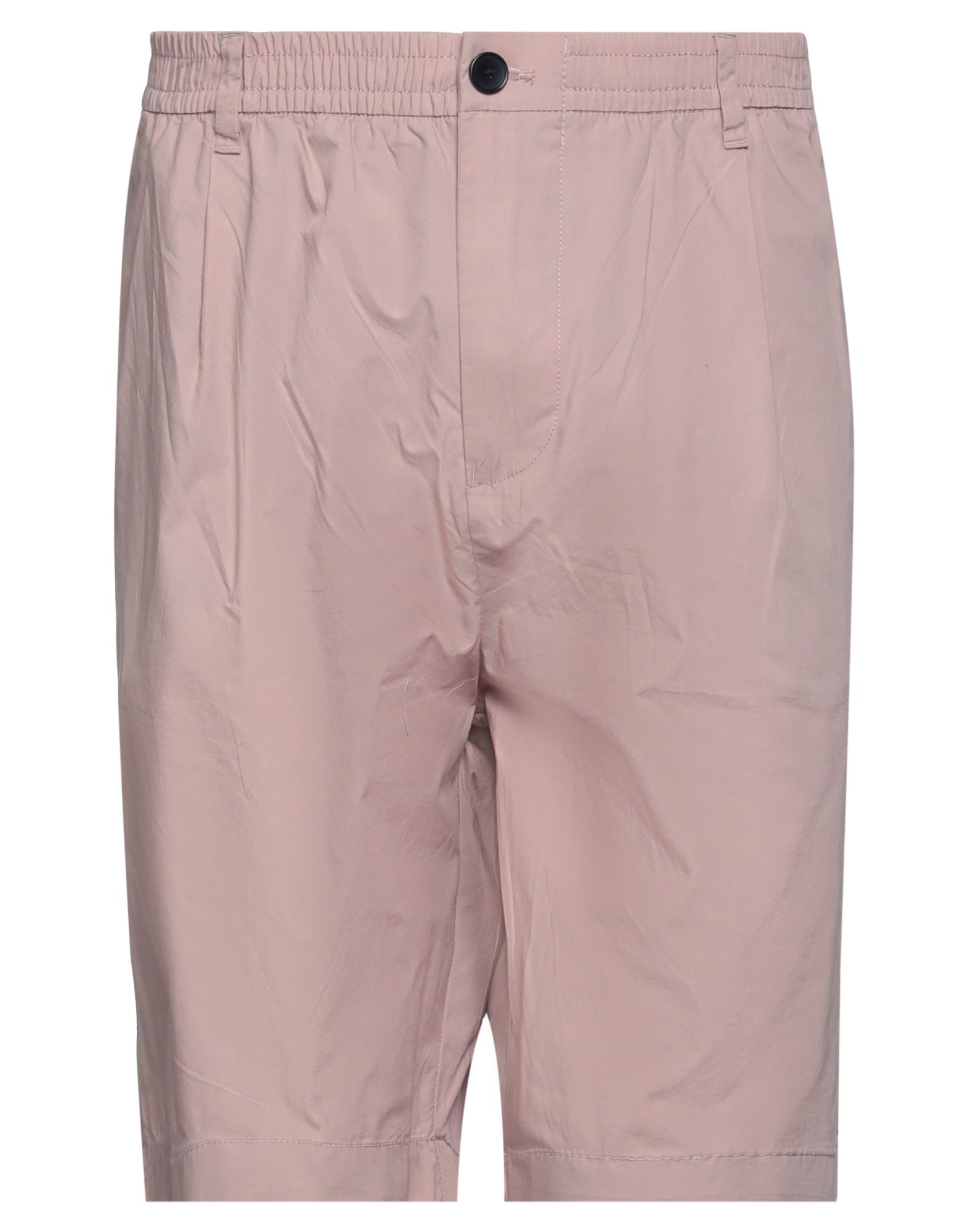 Selected Homme Man Shorts & Bermuda Shorts Blush Size L Organic Cotton In Pink