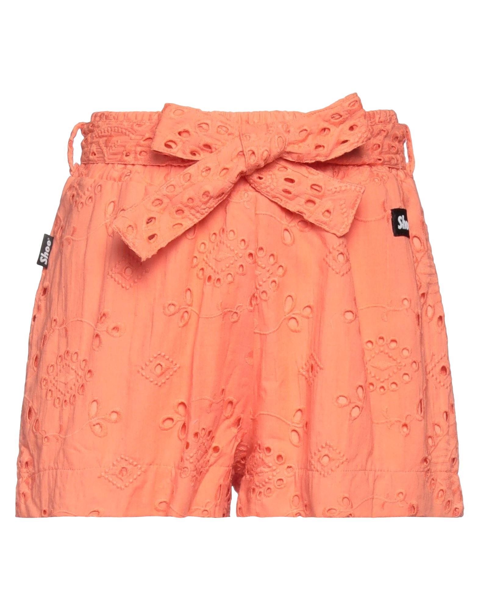 Shoe® Shoe Woman Shorts & Bermuda Shorts Salmon Pink Size M Cotton