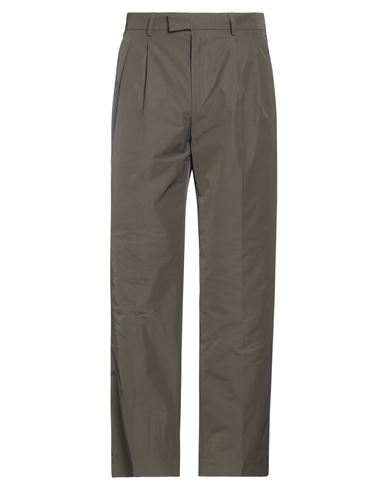 Roberto Collina Man Pants Military Green Size 36 Polyester, Cotton