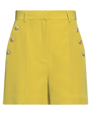 Vicolo Woman Shorts & Bermuda Shorts Yellow Size Xs Polyester, Elastane