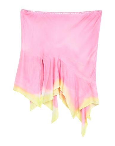 Collina Strada Woman Mini Skirt Pink Size S Organic Silk