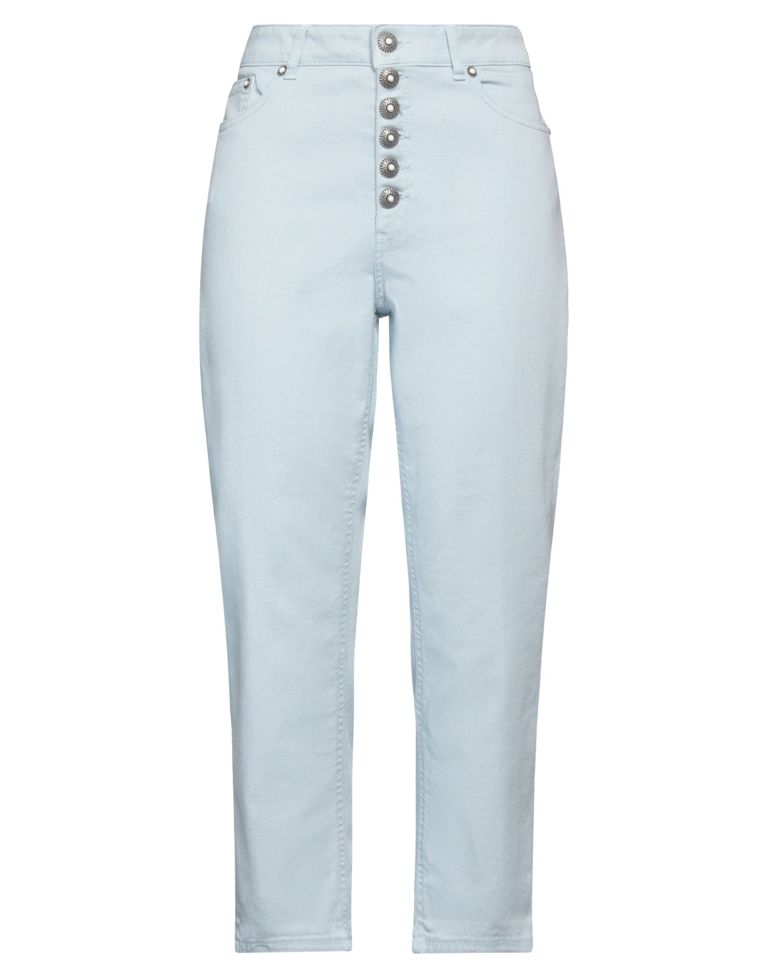 Dondup Cropped Jeans In Cotton Denim In Blue