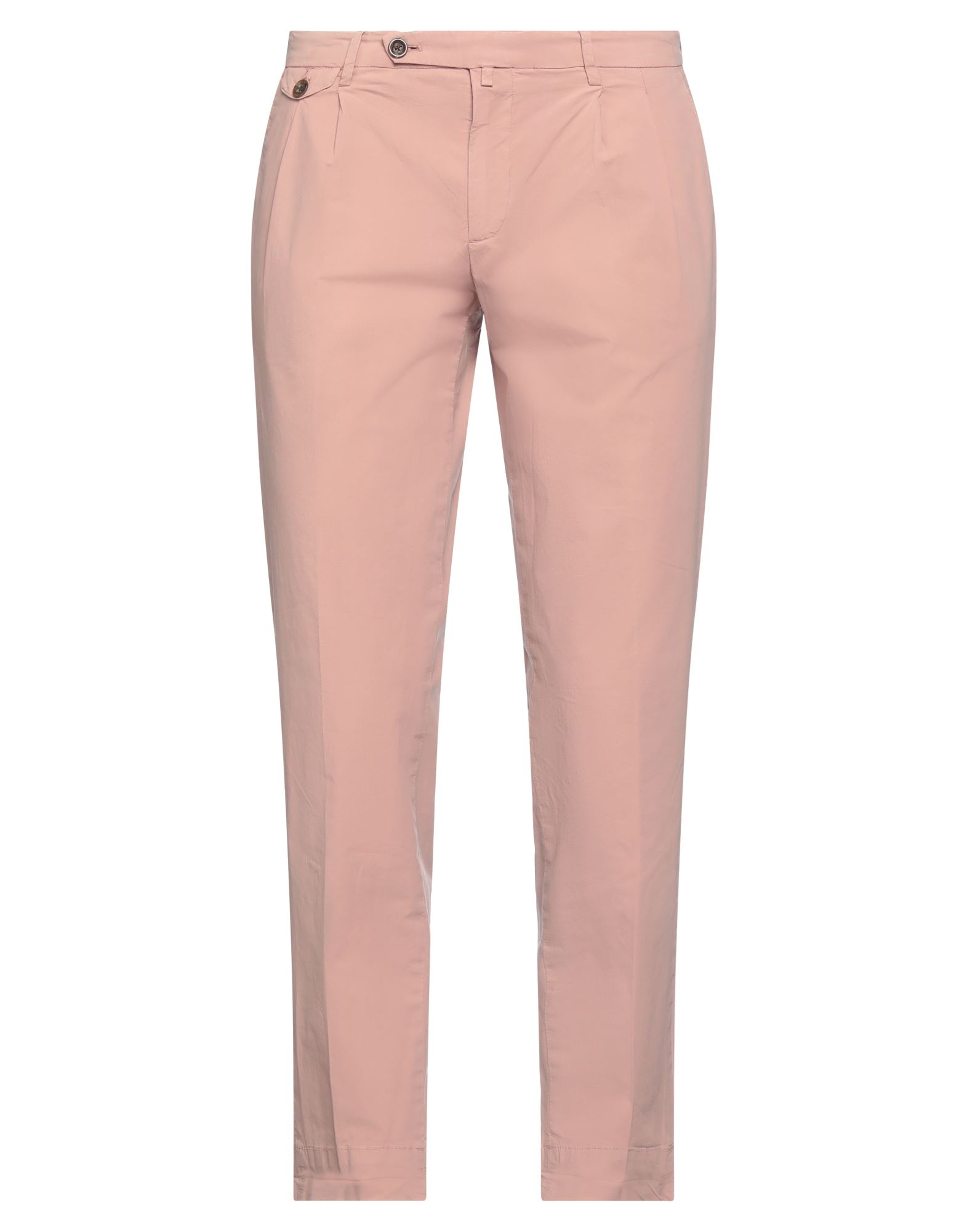 Shop Briglia 1949 Man Pants Pastel Pink Size 36 Cotton, Elastane