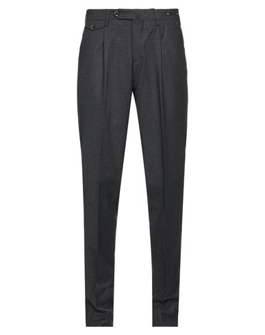 Pt Torino Man Pants Steel Grey Size 28 Virgin Wool, Elastane In Grey