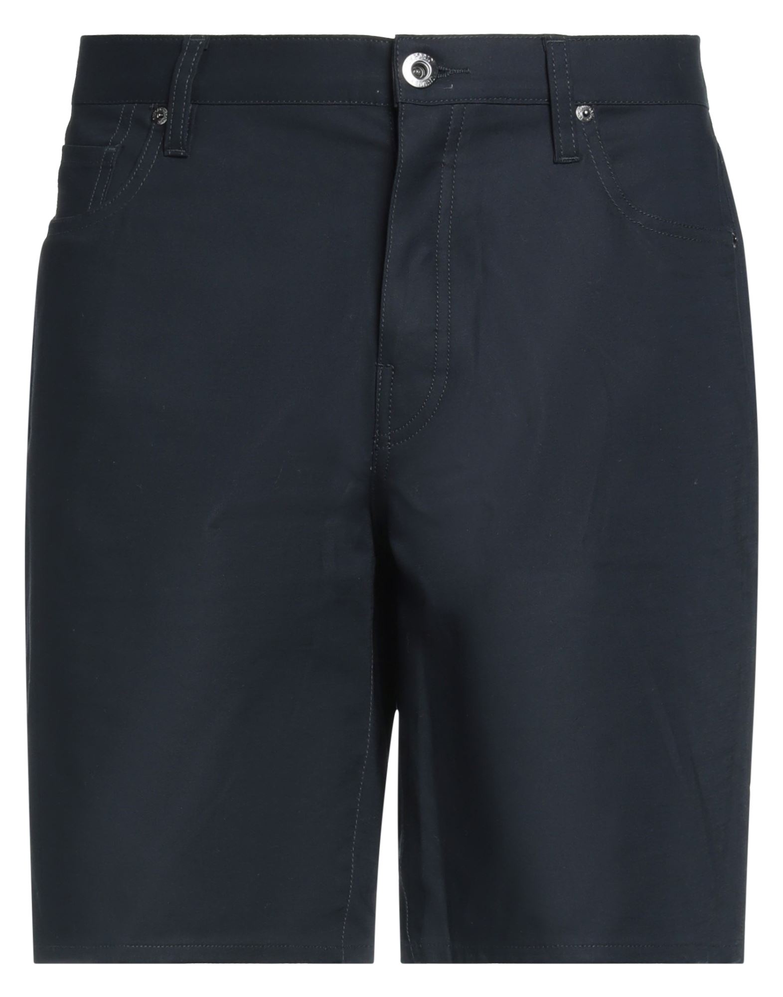 Emporio Armani Man Shorts & Bermuda Shorts Midnight Blue Size 34 Cotton, Polyester