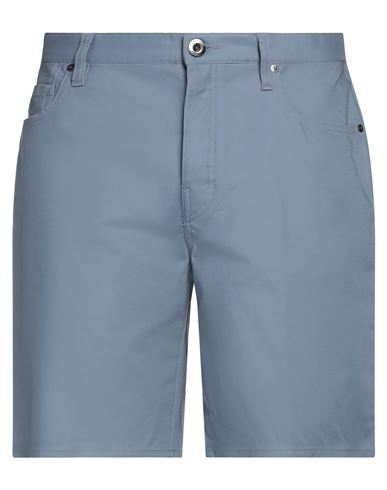 Emporio Armani Man Shorts & Bermuda Shorts Slate Blue Size 30 Cotton, Polyester