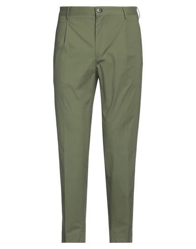 Incotex Man Pants Military Green Size 28 Cotton, Elastane