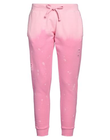 La Detresse Woman Pants Pink Size S Cotton, Polyester
