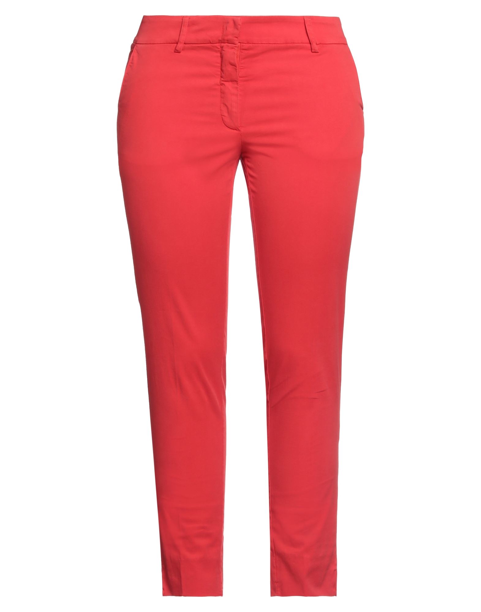 Shop Rossopuro Woman Pants Red Size 8 Cotton, Elastane