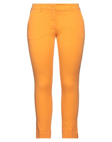 Rossopuro Woman Pants Mandarin Size 12 Cotton, Elastane