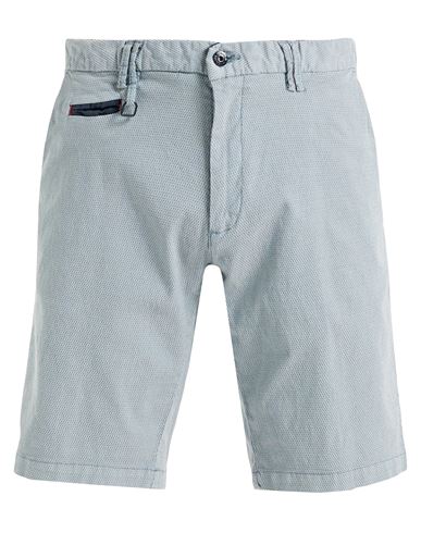 Yes Zee By Essenza Man Shorts & Bermuda Shorts Light Blue Size 38 Cotton, Elastane