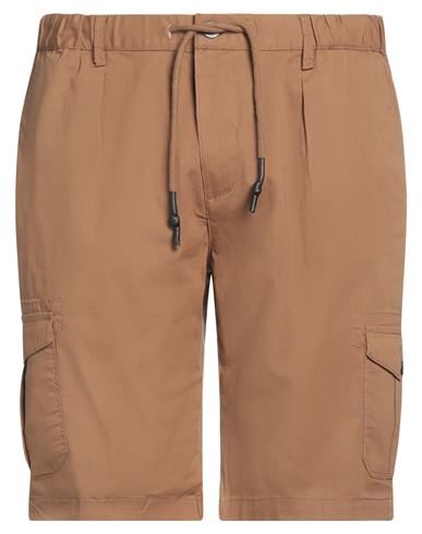 Yes Zee By Essenza Man Shorts & Bermuda Shorts Brown Size 29 Cotton, Elastane