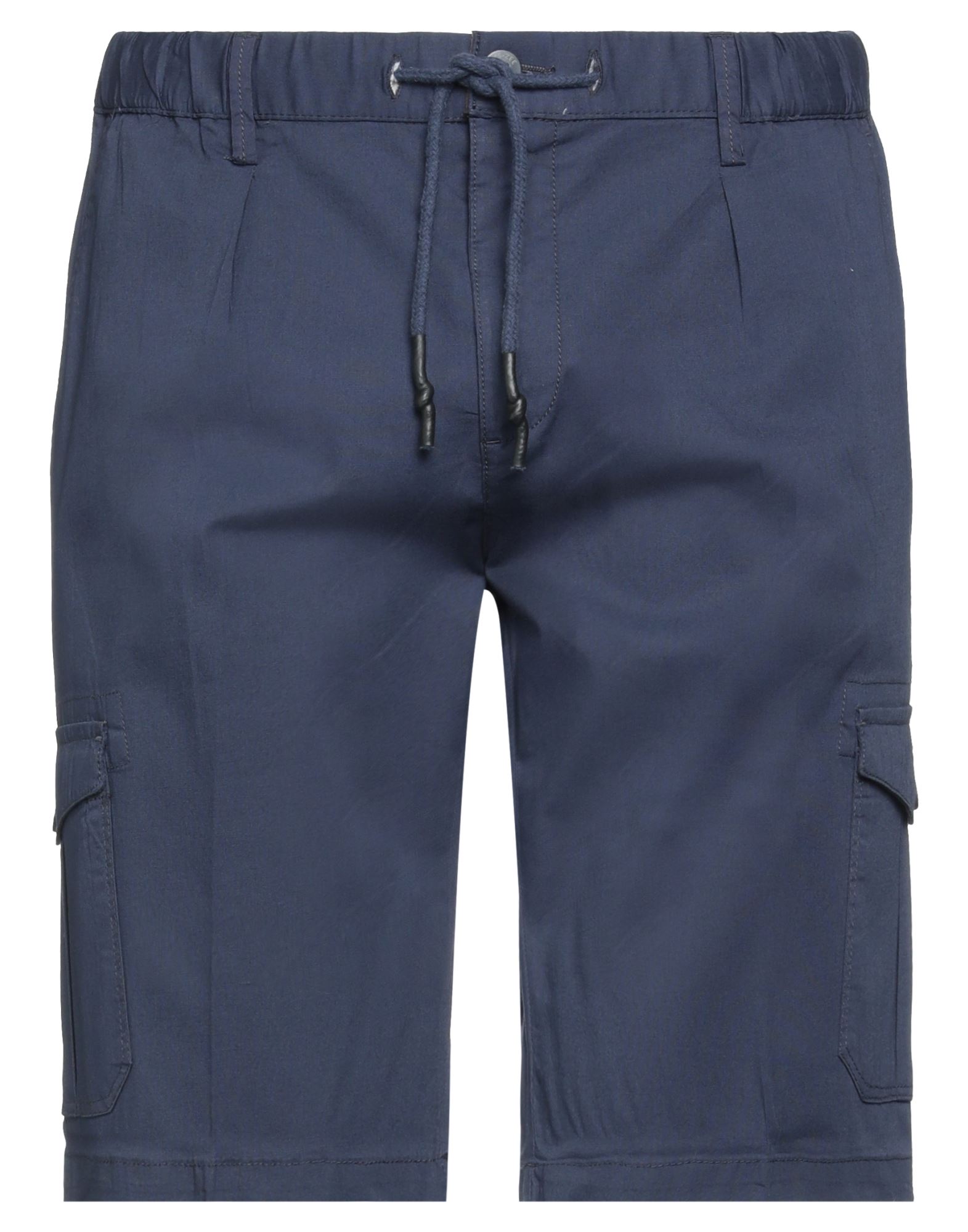 Yes Zee By Essenza Man Shorts & Bermuda Shorts Navy Blue Size 28 Cotton, Elastane