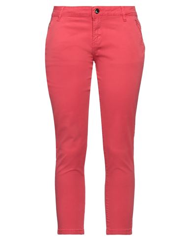 Gaudì Woman Pants Red Size 29 Cotton, Elastane