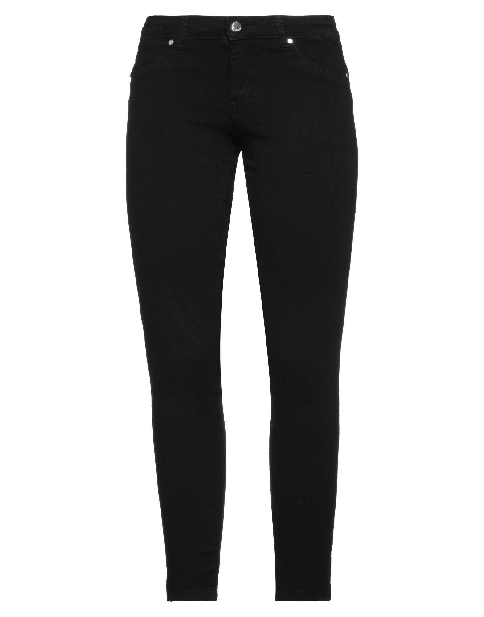 Gaudì Woman Jeans Black Size 30 Cotton, Polyester, Elastane