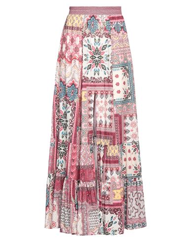 Anjuna Woman Long Skirt Pink Size Xs Cotton