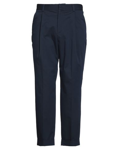 Shop Kiefermann Man Pants Navy Blue Size L Cotton, Polyester, Elastane