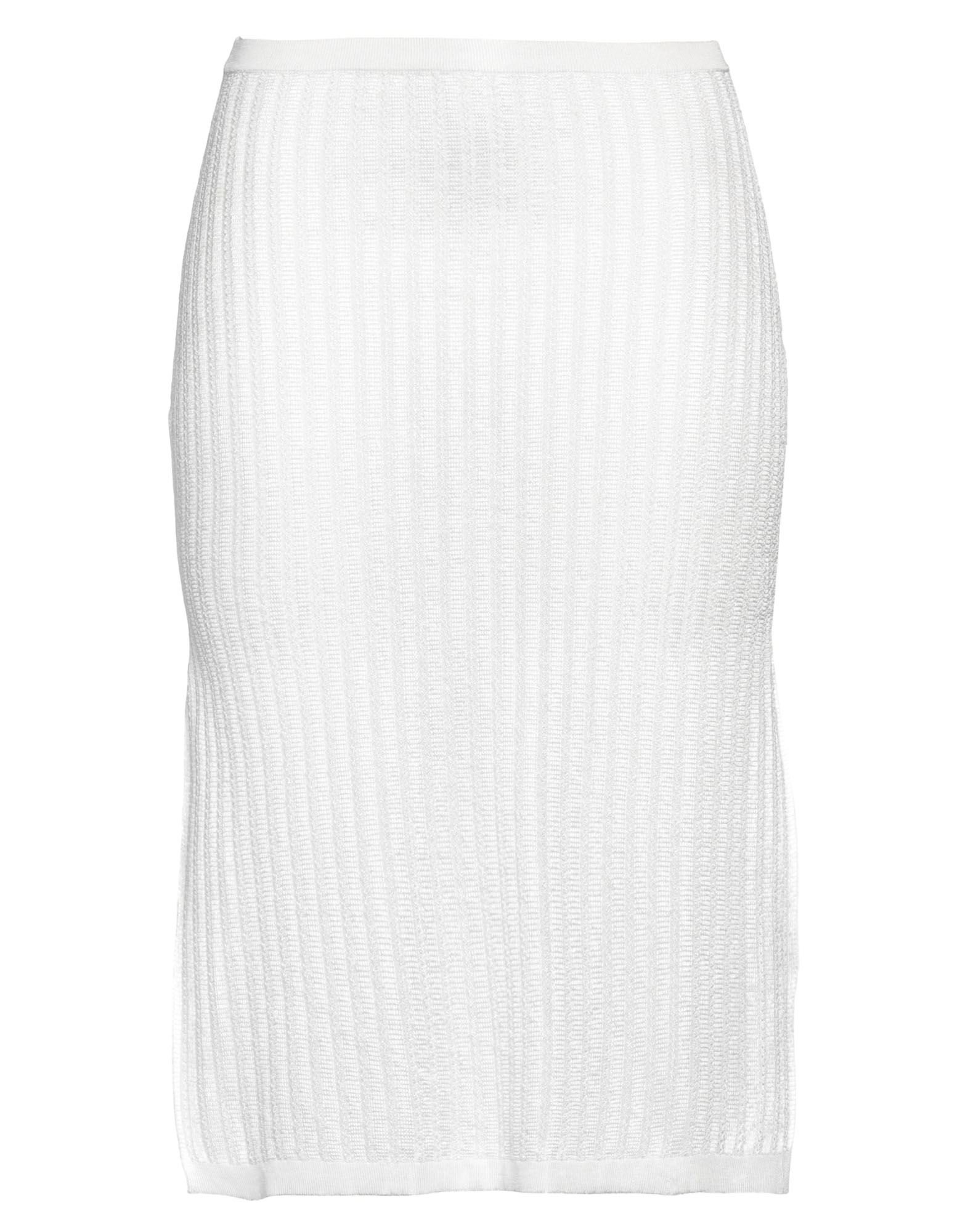 Roberto Collina Midi Skirts In White