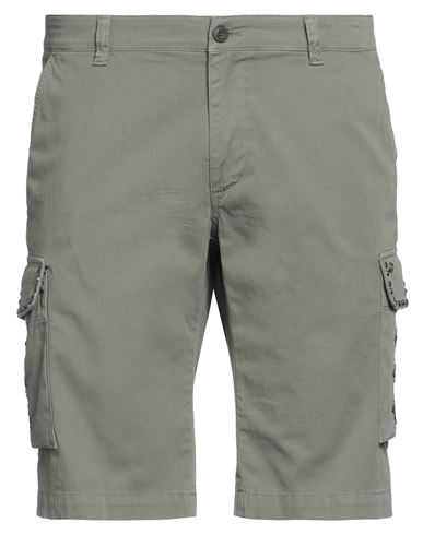 Mason's Man Shorts & Bermuda Shorts Military Green Size 36 Cotton, Elastane
