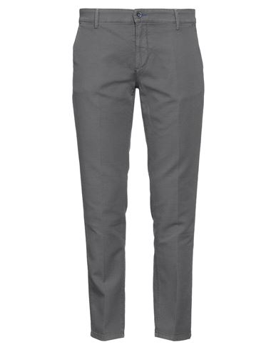Frankie Morello Man Pants Grey Size 38 Cotton, Elastane