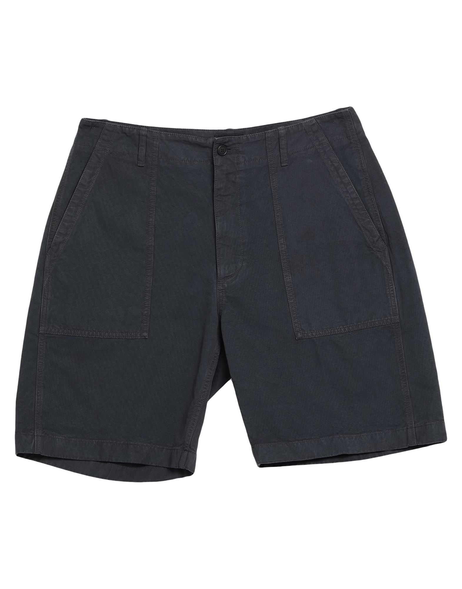 Dunhill Man Shorts & Bermuda Shorts Lead Size 38 Cotton In Grey