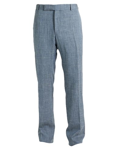 Dunhill Man Pants Light Grey Size 40 Wool, Mulberry Silk, Linen