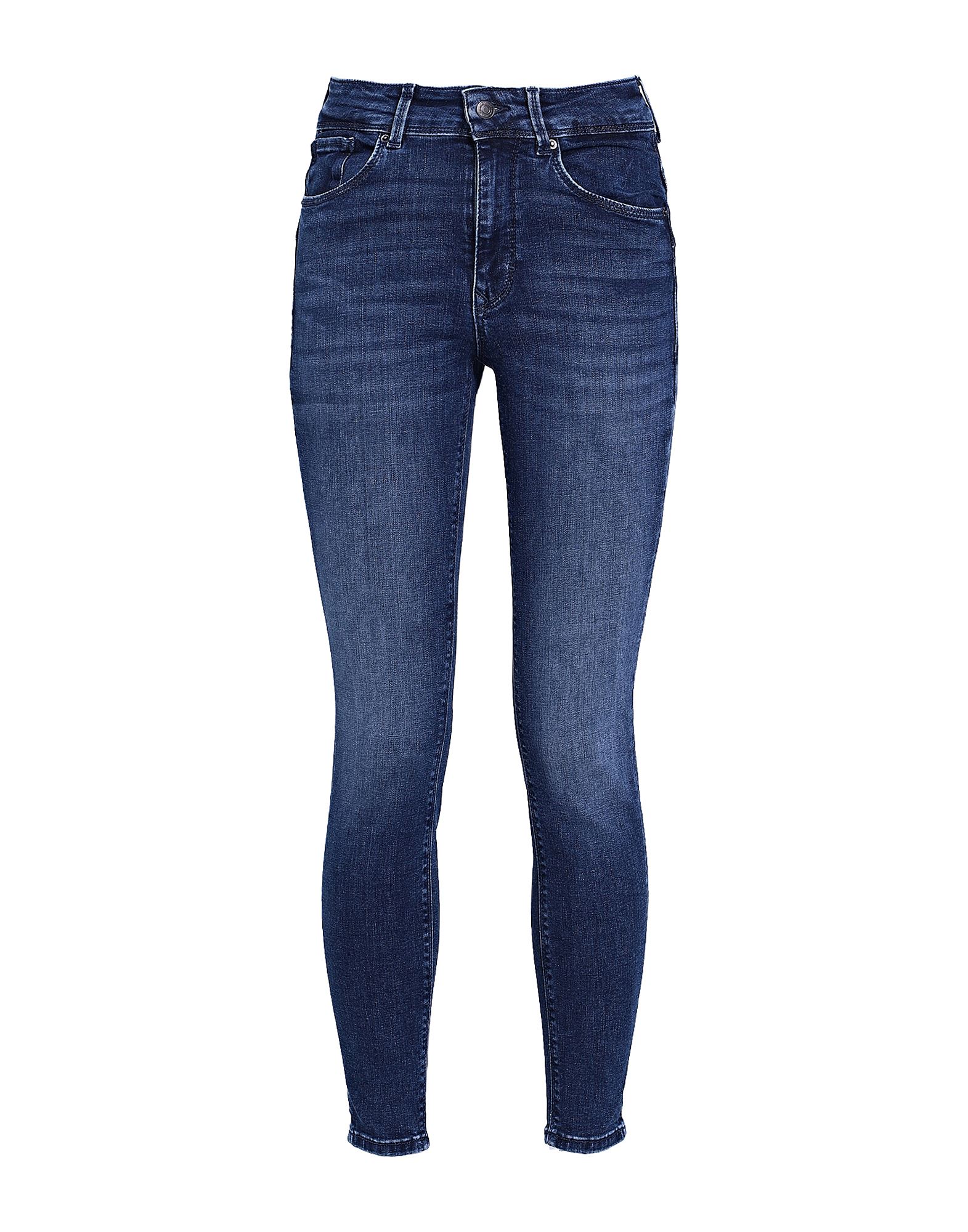 Vero Moda Woman Jeans Blue Size Xs-30l Cotton, Polyester, Elastane