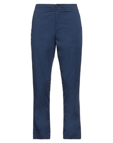Polo Ralph Lauren Man Pants Navy Blue Size M Cotton, Elastane