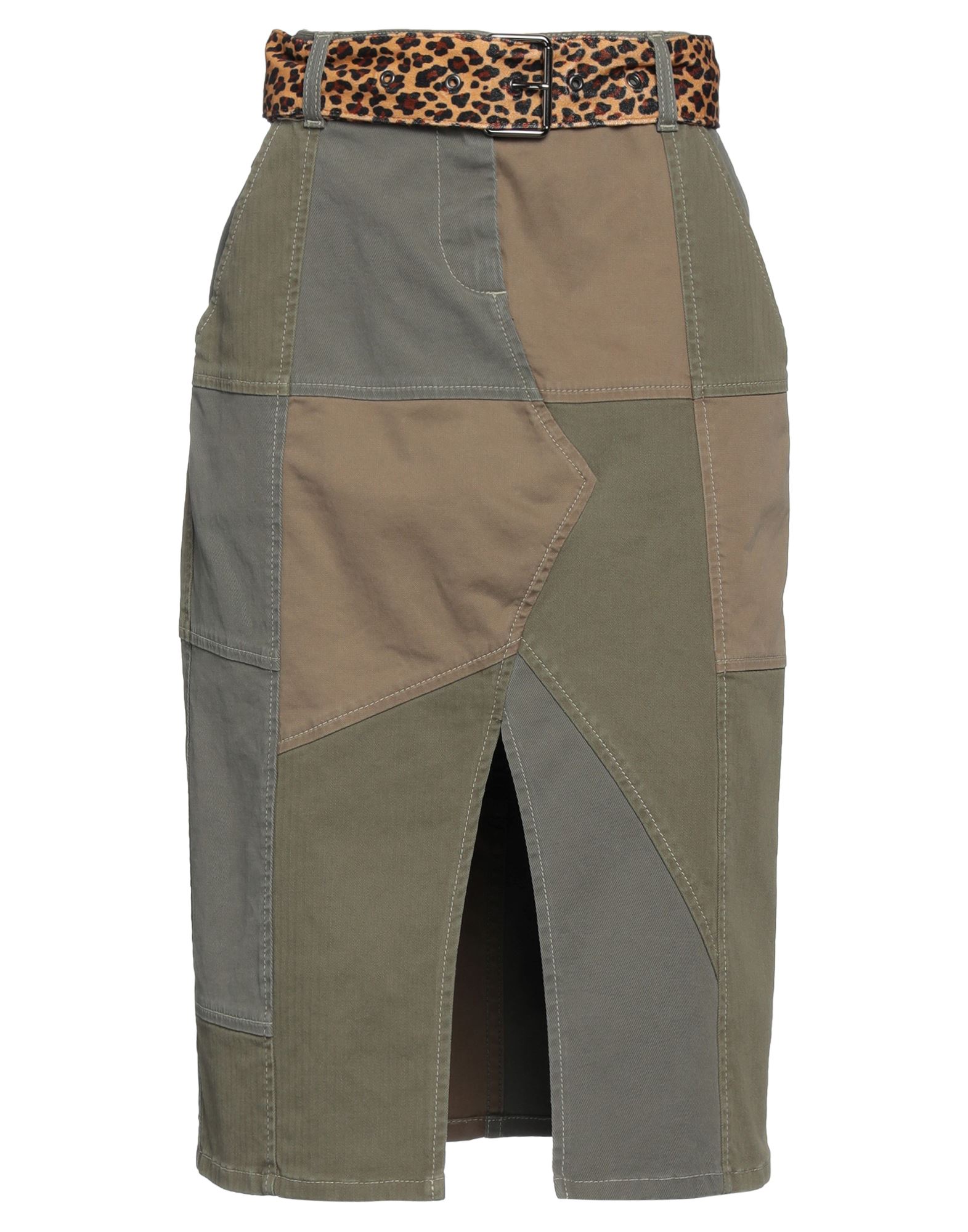 Pinko Midi Skirts In Green