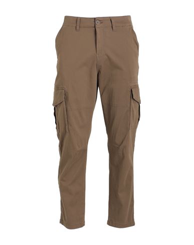 Only & Sons Man Pants Brown Size 30w-32l Cotton, Recycled Cotton, Elastane