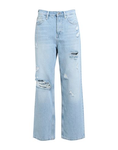 Only Woman Jeans Blue Size 27w-30l Cotton, Elastane