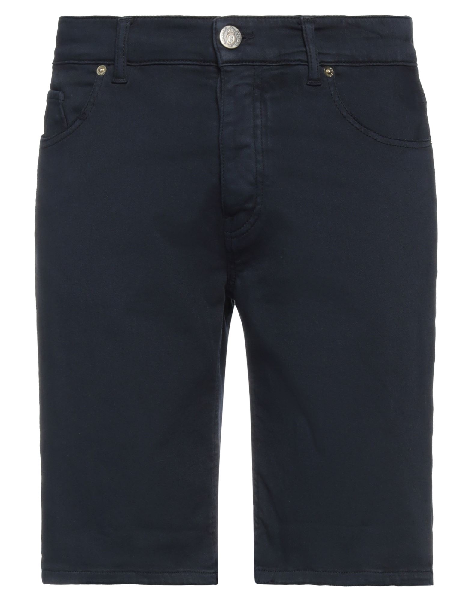 Pmds Premium Mood Denim Superior Man Shorts & Bermuda Shorts Navy Size 29 Cotton, Elastane In Navy Blue