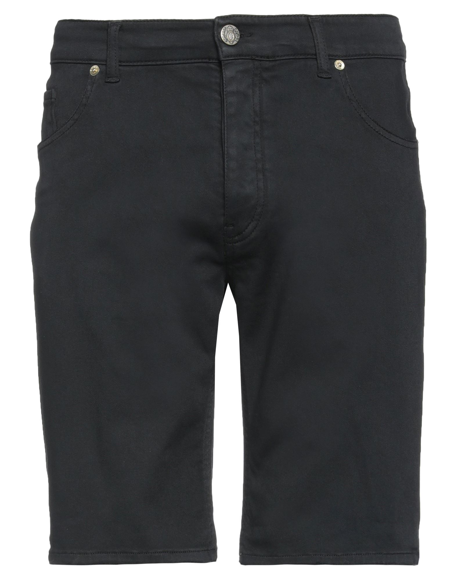 Shop Pmds Premium Mood Denim Superior Man Shorts & Bermuda Shorts Black Size 29 Cotton, Elastane