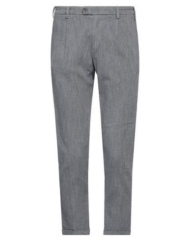 Shop Gianni Raffaelli Man Pants Slate Blue Size 31 Cotton, Elastane