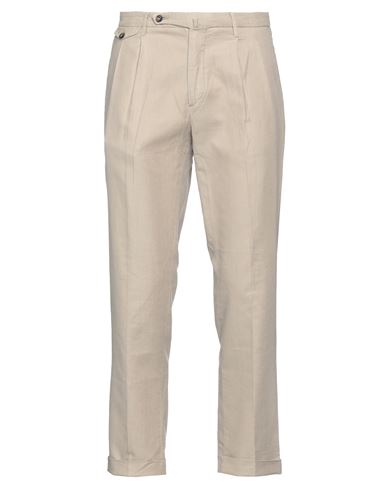 Briglia 1949 Man Pants Beige Size 32 Cotton, Linen, Lycra, Elastane