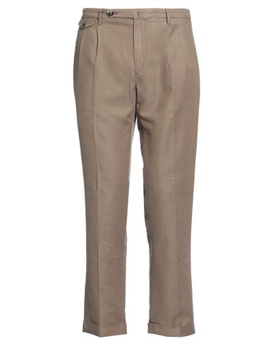 Briglia 1949 Man Pants Sand Size 33 Cotton, Linen, Lycra, Elastane In Beige