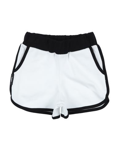 Balmain Babies'  Toddler Girl Shorts & Bermuda Shorts White Size 4 Cotton, Elastane